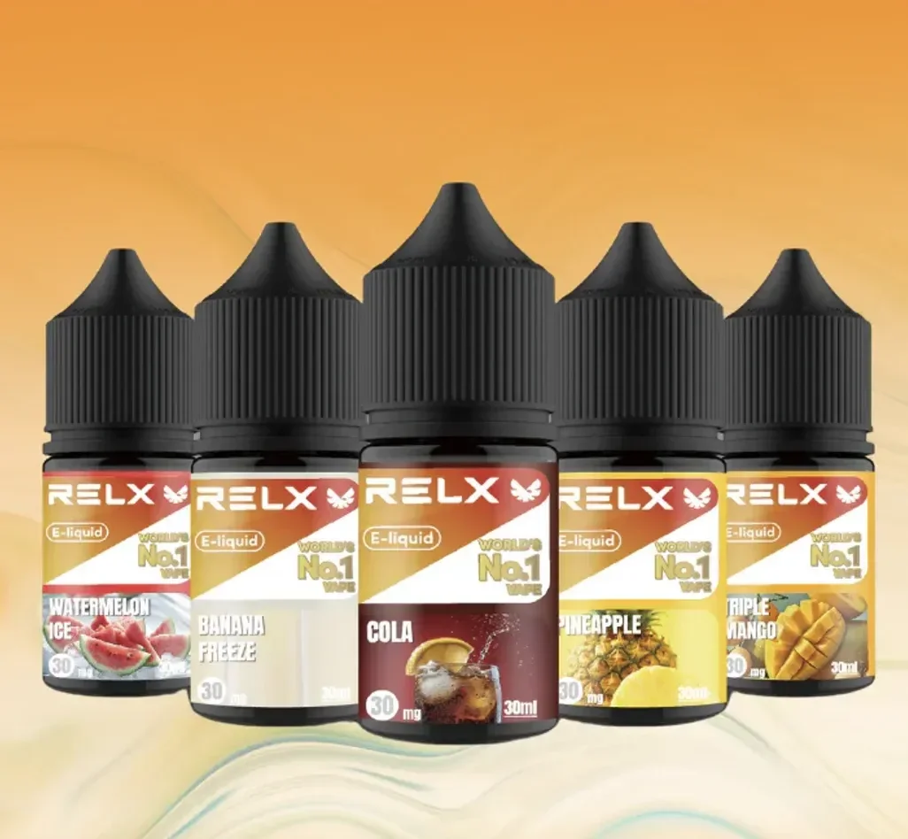 RELX 煙油:30ML&30mg/瓶 · 10 款經典口味 · 悅刻原廠煙油-台灣現貨